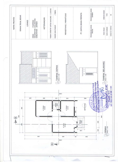 Layout Tipe 36